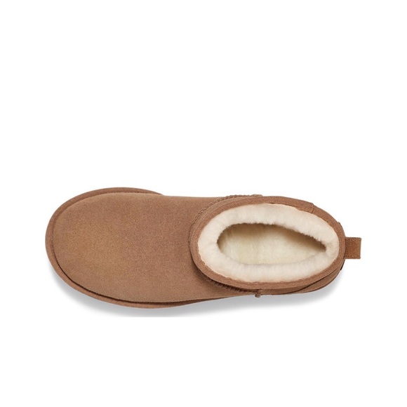 NEW UGG Classic Ultra Mini Platform Chestnut - Picture 3 of 5